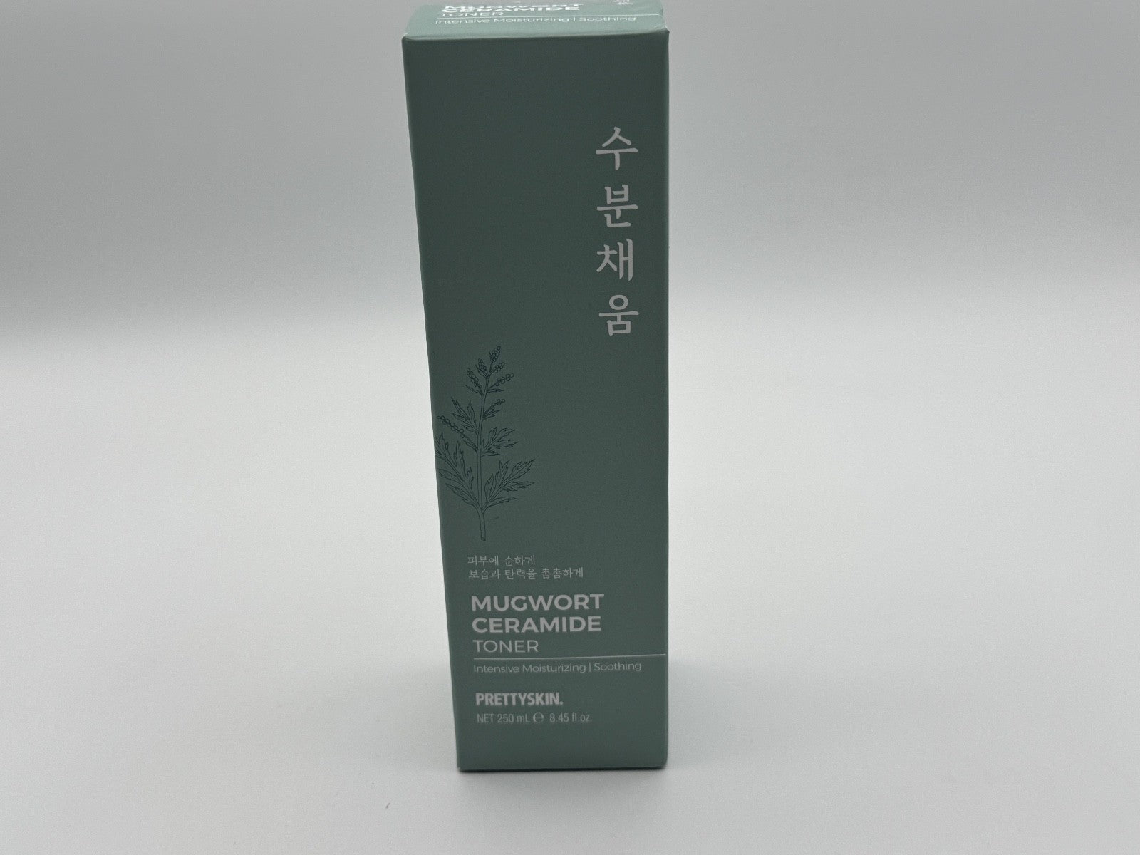 PrettySkin Mugwort Ceramide Toner Intensive Moisturizing Soothing 8.45 oz New