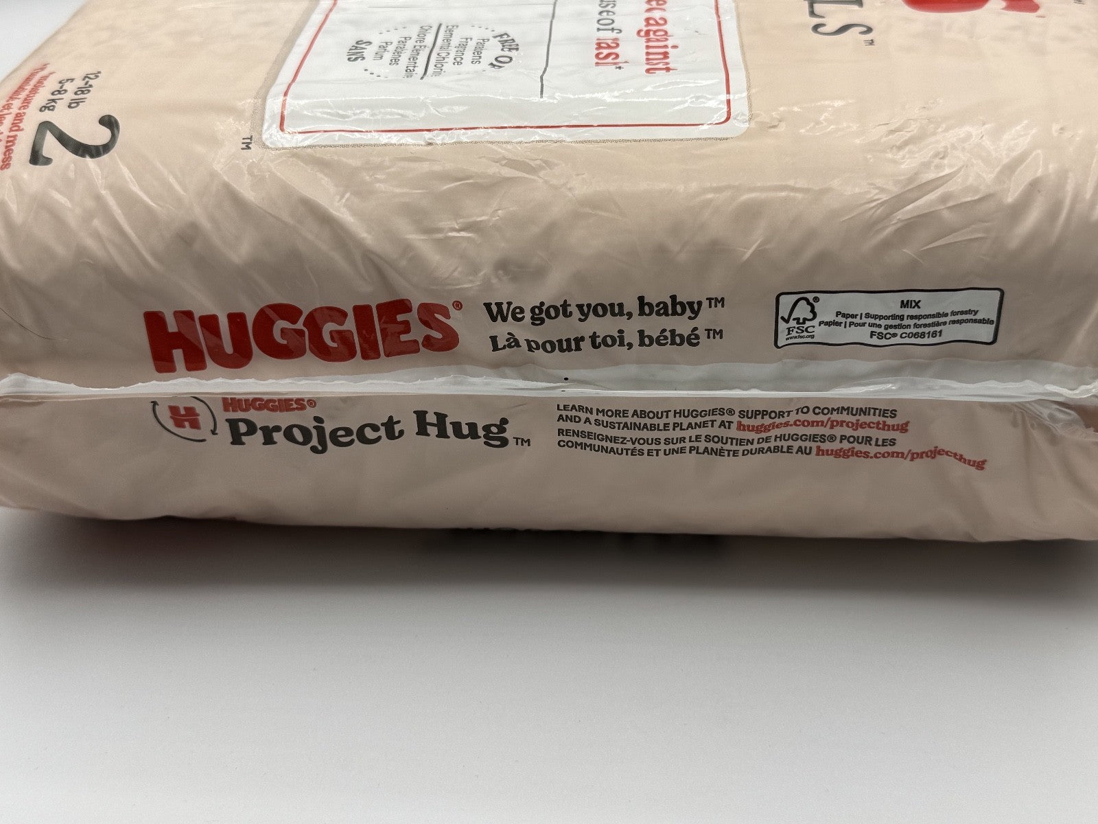 Huggies Skin Essentials Luxury Diapers, 60 Count, Size 2, New