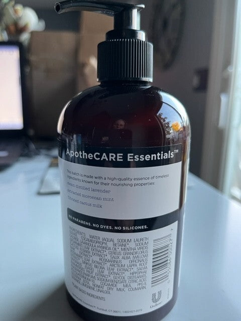 ApotheCARE Essential Lavender Moroccan mint cactus milk 12 fl. oz. Shampoo