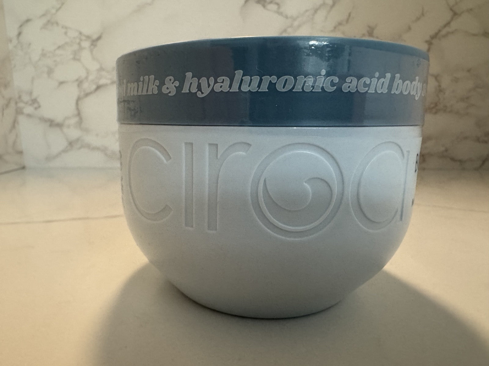 Ciroa Almond milk & Hyaluronic Acid Hydrate Body Scrub 21.1 OZ, Australian Owned