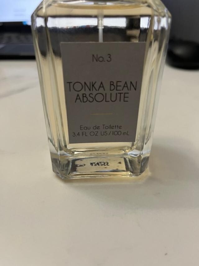 Tru Fragrance No. 3 Tonka Bean Absolute EDT Spray 3.4 oz / 100ml NWOB Free Ship