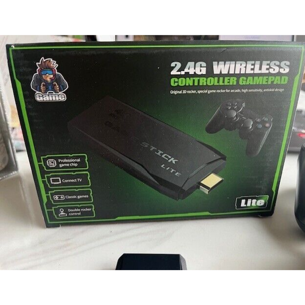 NEW 2.4G Wireless Controller Gamepad Lite 4K Ultra HD Game Stick Lite KIT- NIB