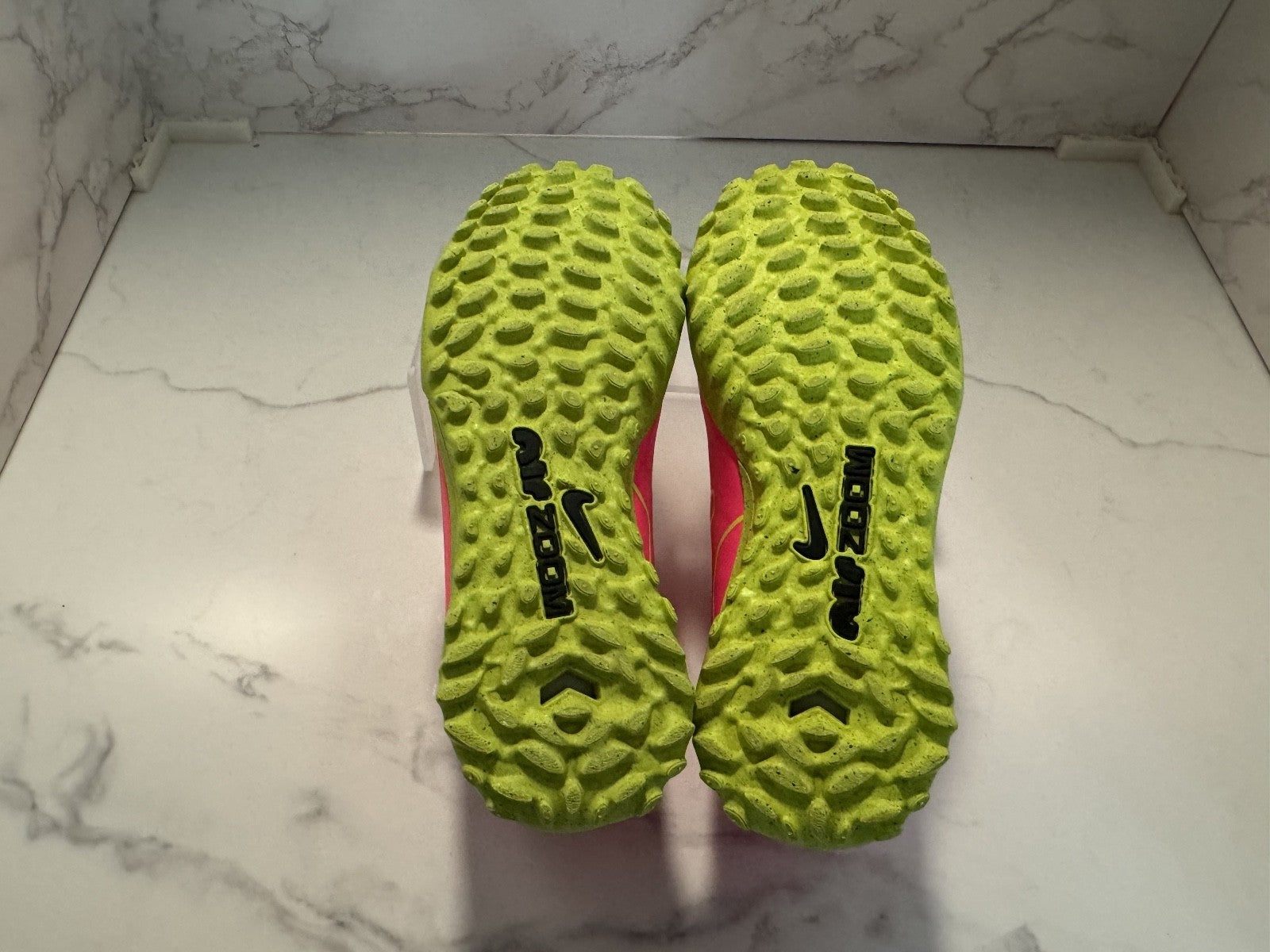 Nike Shoes Zoom Mercurial Vapor 15 Academy TF Low, Neon Pink & Yellow, Size 3Y