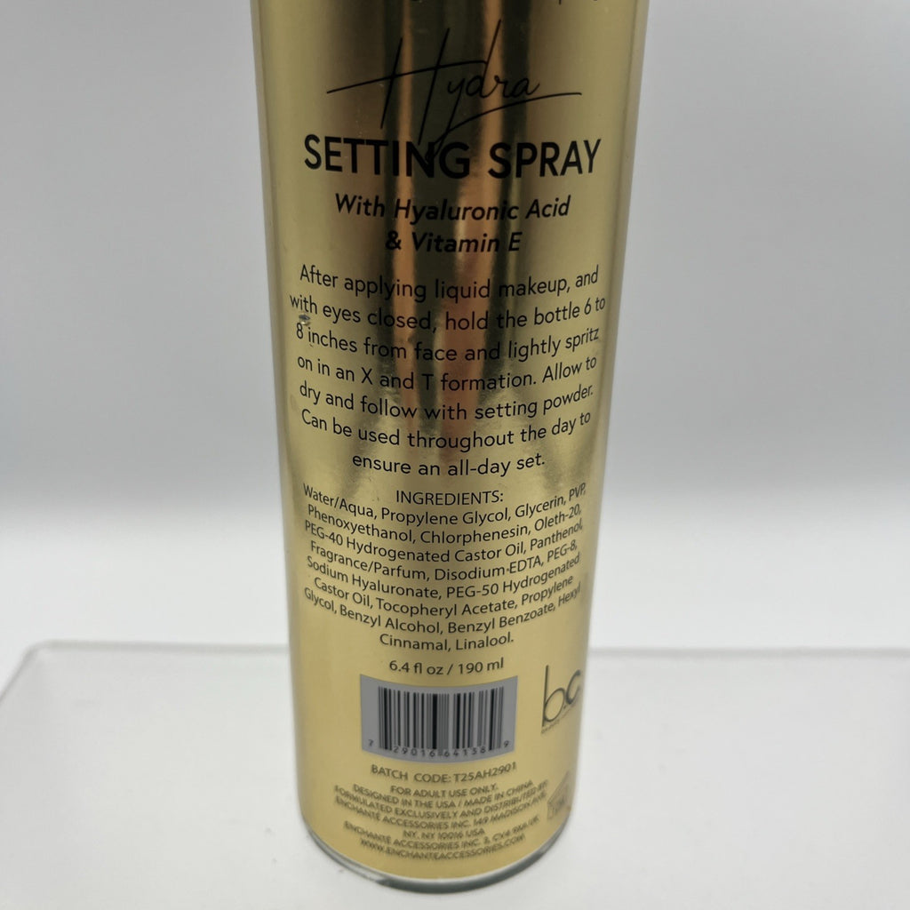 Beauty Concepts Hydrate Setting Spray With Hyaluronic Acid & Vitamin E 6.7 fl oz