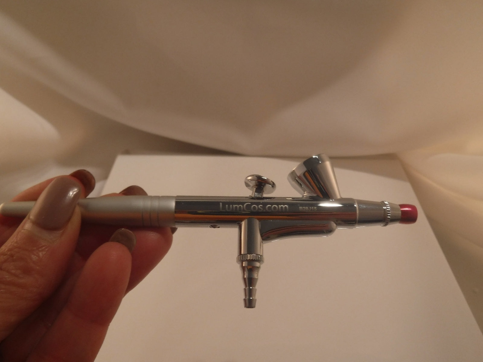 Luminess Air Airbrush System Tanning & Makeup No Drip Pink Tip Stylus Fair Combo
