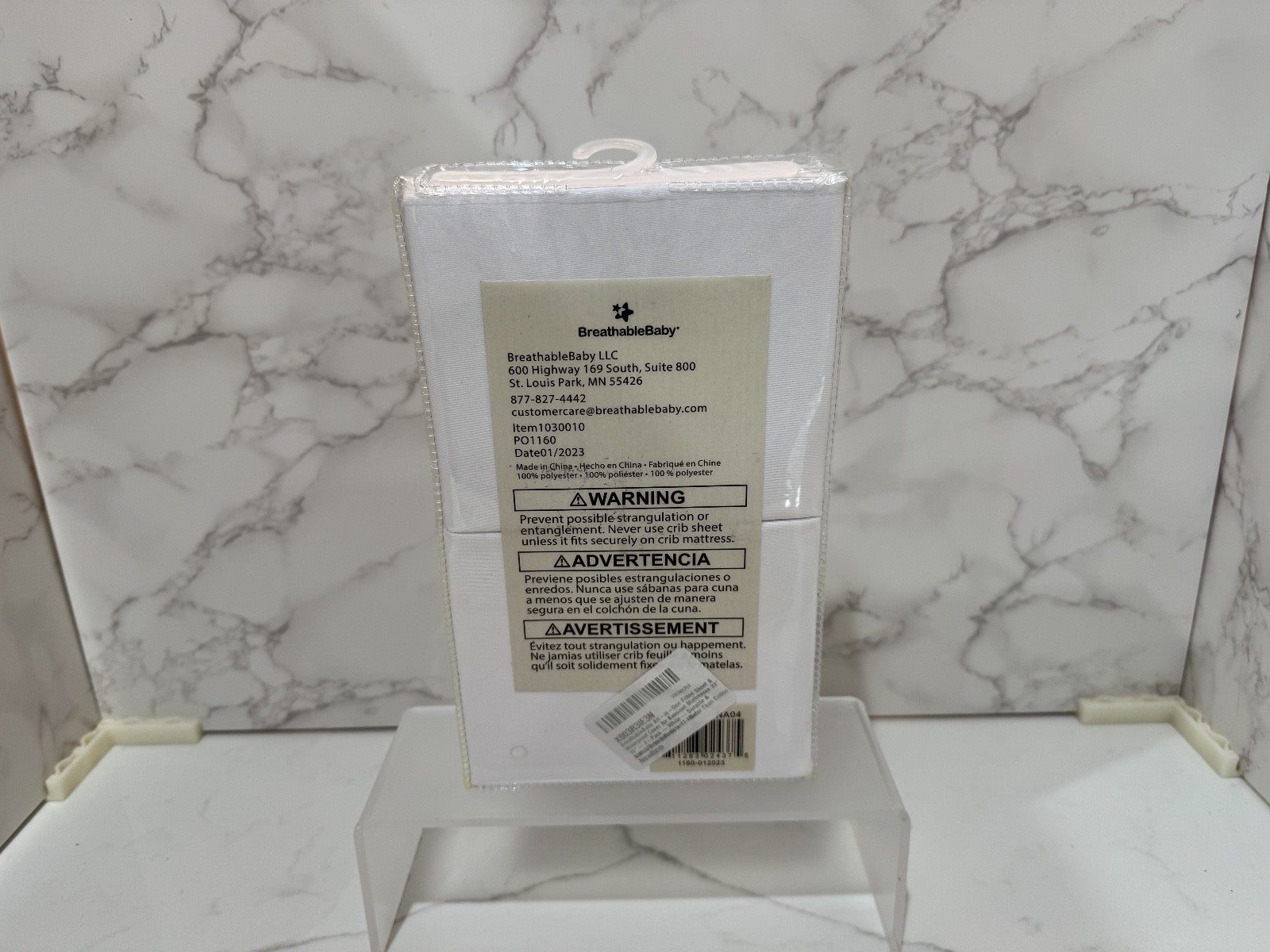 Breathable Baby All-in-One Fitted Sheet &Waterproof Mattress Cover 2 Pack Sealed