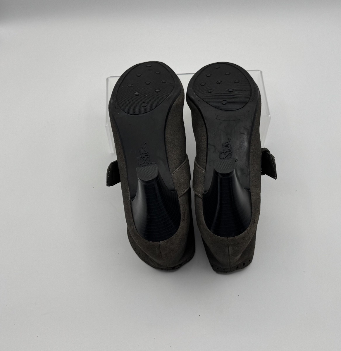 LifeStride Yalta Grey Ankle Suede Booties, Size 8 1/2M