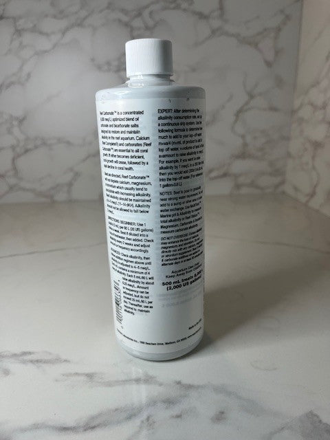 Seachem Reef Carbonate 500mL Concentrated Liquid Raises Carbonate Alkalinity KH