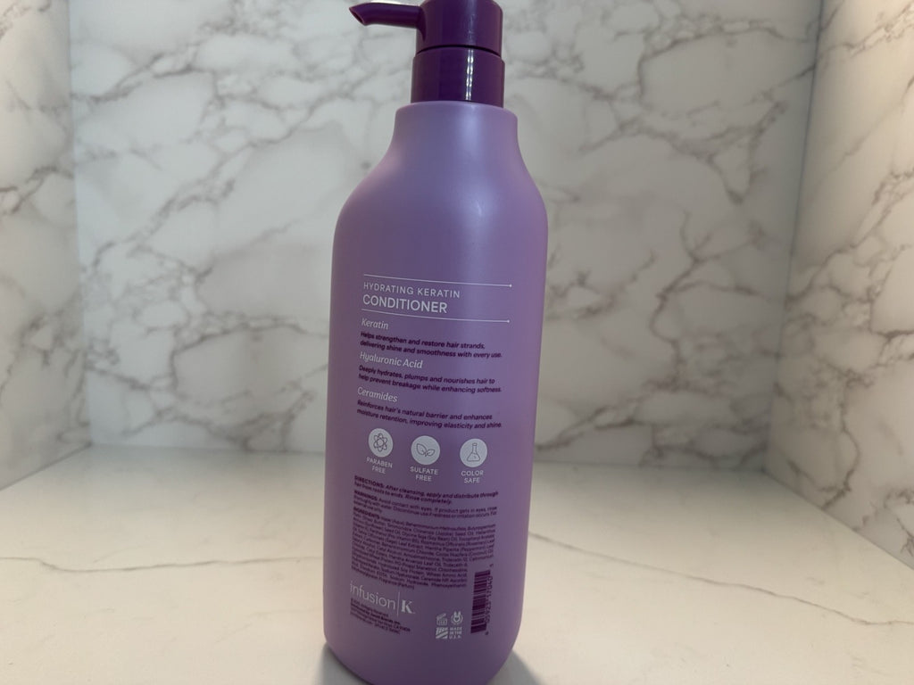 Infusion k Hydrating Keratin Hair Conditioner Complex 27oz, Ultra-Moisturizing
