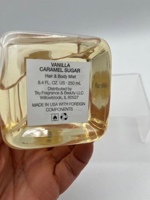 Vanilla Caramel Sugar Hair & Body Mist 8.4 oz 251 mL Tru Fragrance & Beauty New
