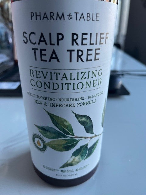 Pharm to Table Scalp Relief Tea Tree Revitalizing Conditioner 33oz Scalp Soothin