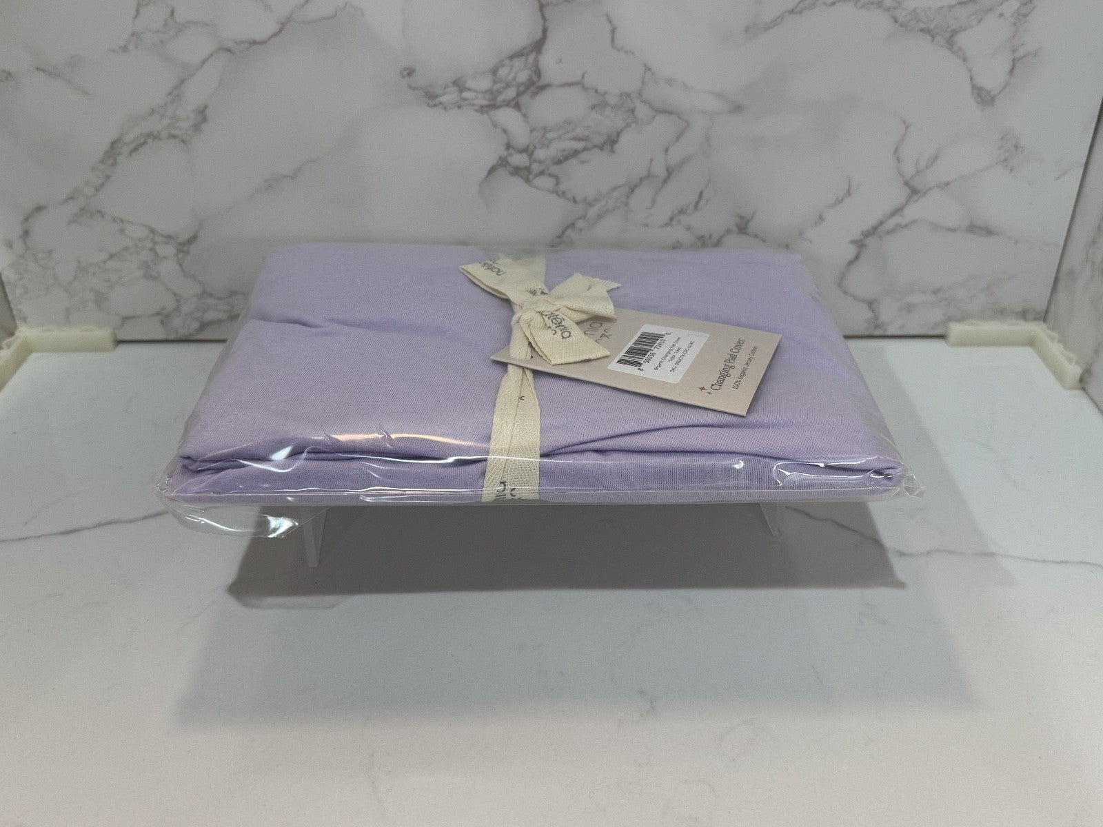 Natemia Lilac Organic Changing Pad Cover 100% Jersey Cotton 32"x17" Sealed New