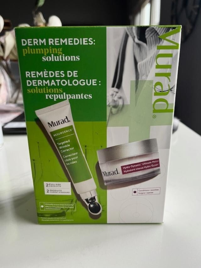 Murad Derm Remedies Plumping Solutions Wrinkle + Hydro 2 FULL SIZE. NIB SEALED