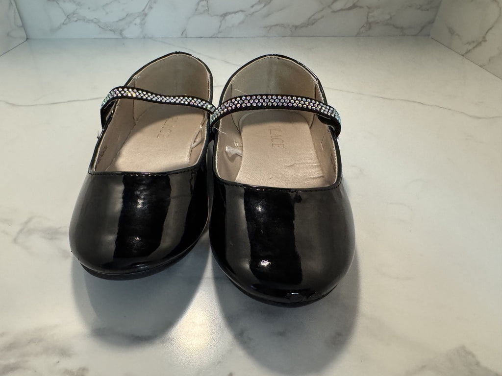 Children’s Place Girls Dress Jeweled Strap Patent Leather Shoes Size 12 Preowned