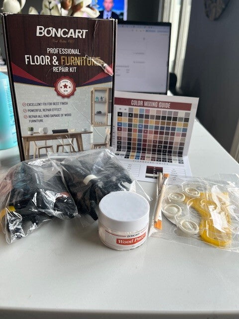 BONCART Wood Restore Pro Professional Floor & Furniture Repair Kit -13 piece set