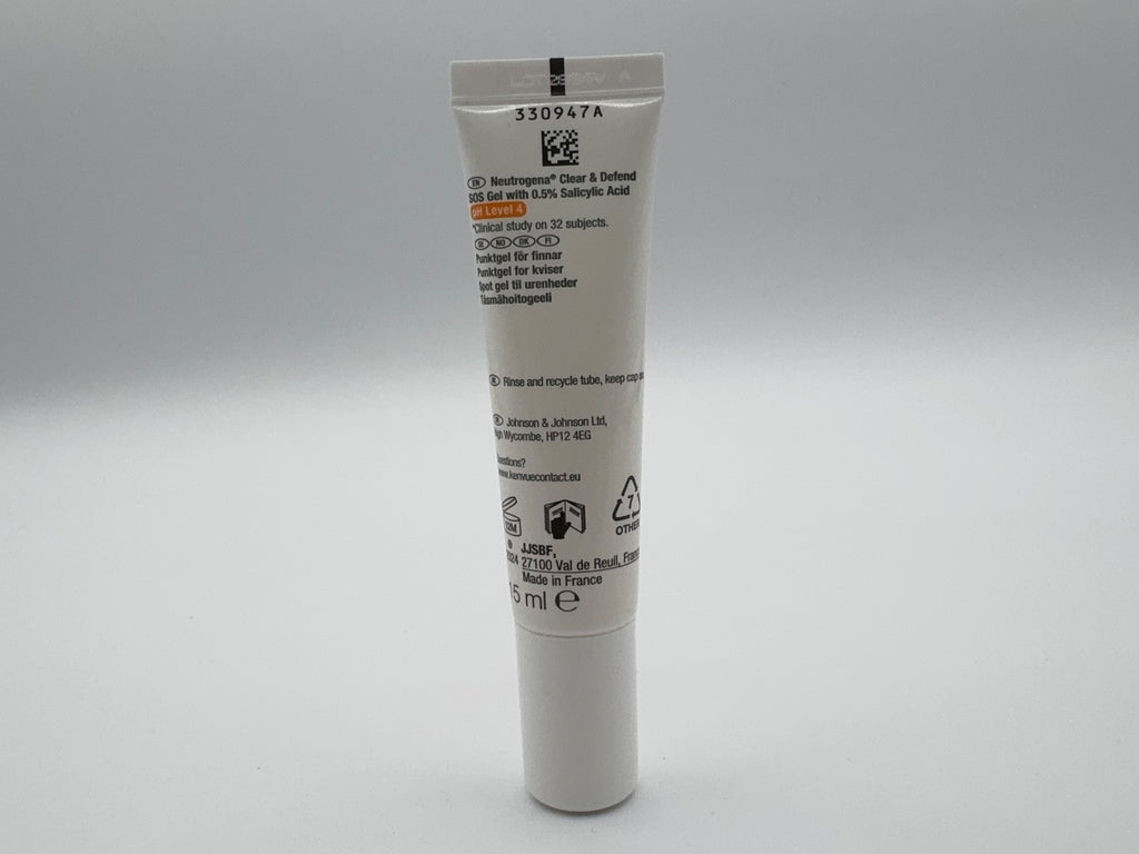 Neutrogena Clear Defend SOS Gel Unclog Pores 0.5 oz, NIB