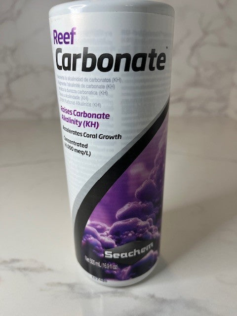 Seachem Reef Carbonate 500mL Concentrated Liquid Raises Carbonate Alkalinity KH