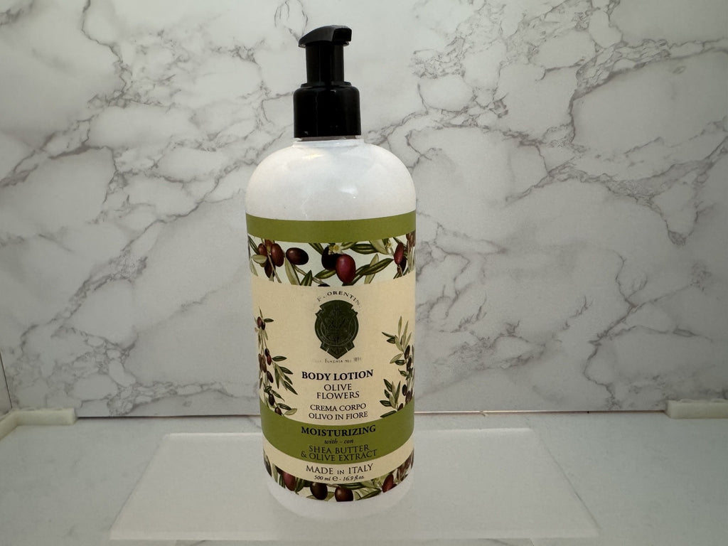 La Florentina Body Lotion- Olive Flowers w/ Shea Butter & Olive Extract 16.9oz