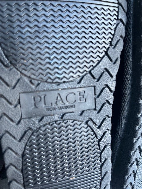 The Childrens Place Girls Buckle Faux Fur Chalet Boots Black Youth Girls Size 13