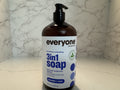 Everyone 3 In 1 Body Wash, Bubble Bath Soap & Shampoo Lavender & Mint 32 Oz NEW