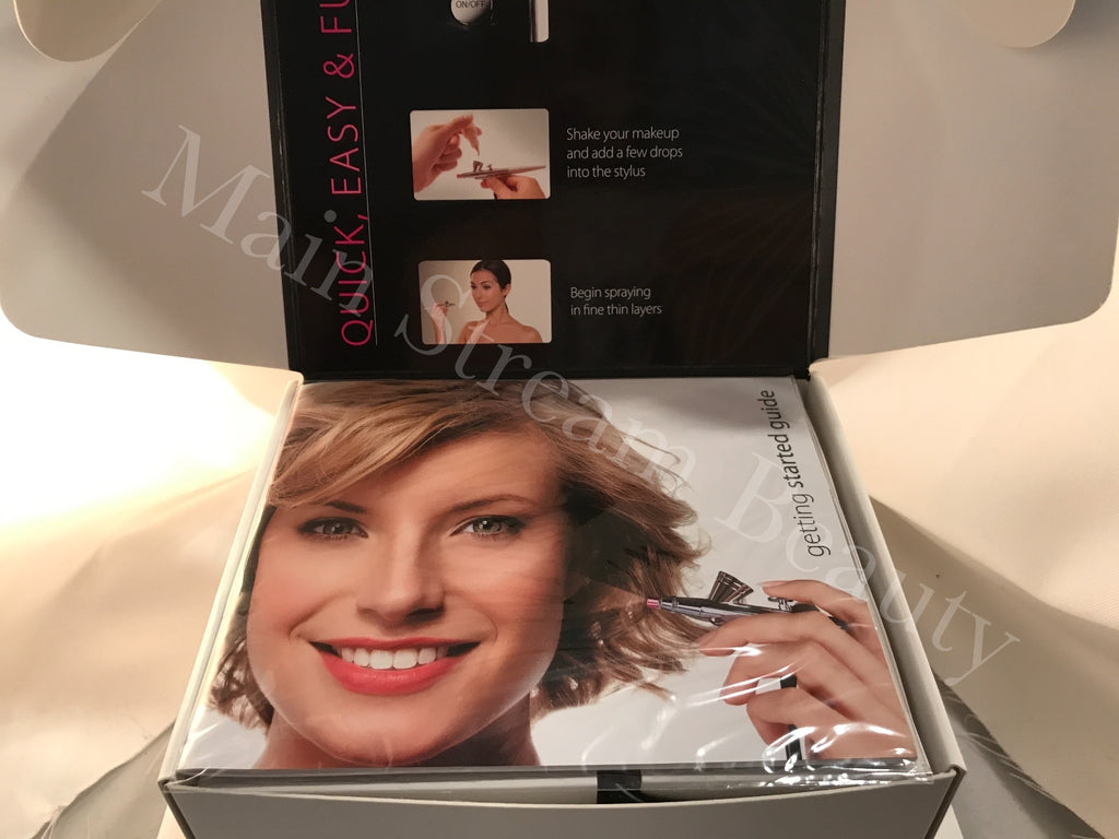Luminess Air Airbrush Legend Rose Gold System&Pink Tip Stylus 4pc Med. kit 