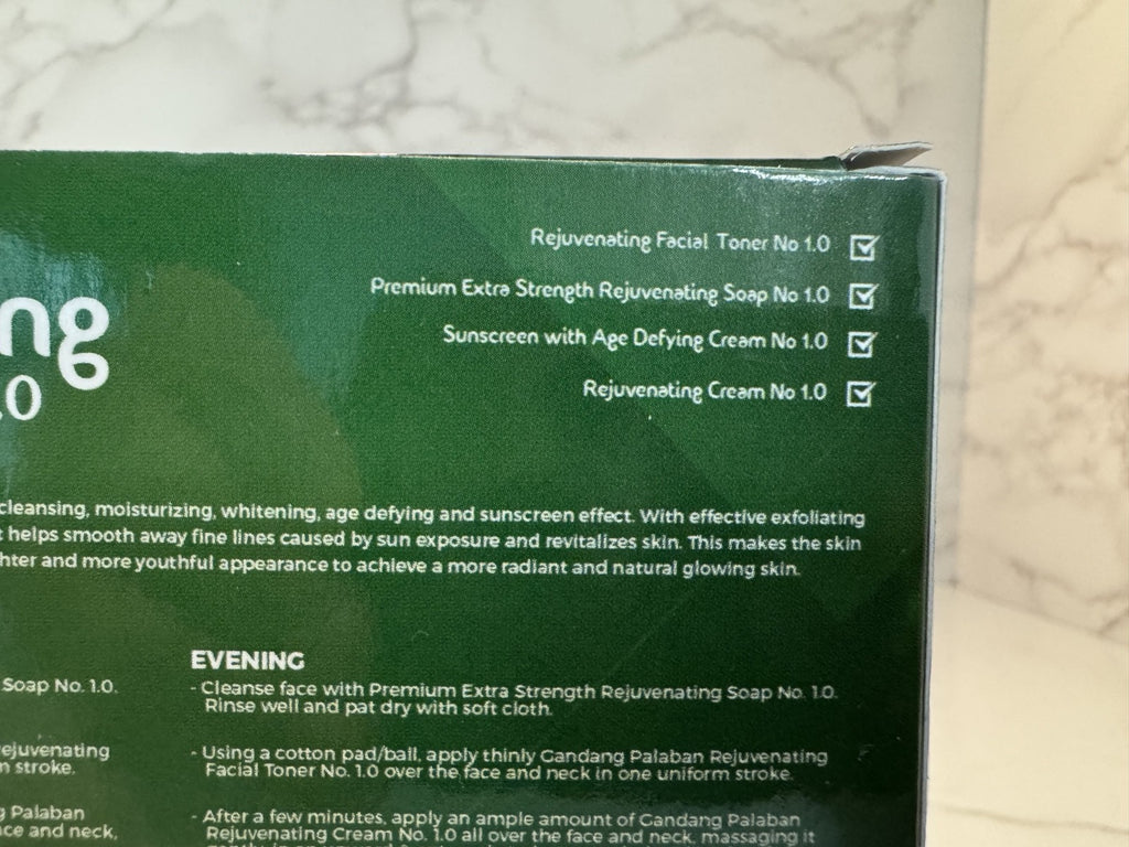 Grinding Palaban Skin Magical Rejuvenating Set  1.0  4pc Set New In Box, Expired