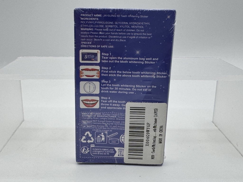 4 PK- 28pc.- 5D Teeth Whitening Strips Tooth Rapid Bleaching White Teeth NEW