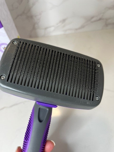 Hertzko Brush, Dog Brush for Shedding, Cat & Dog Grooming Self Clean Release NIB