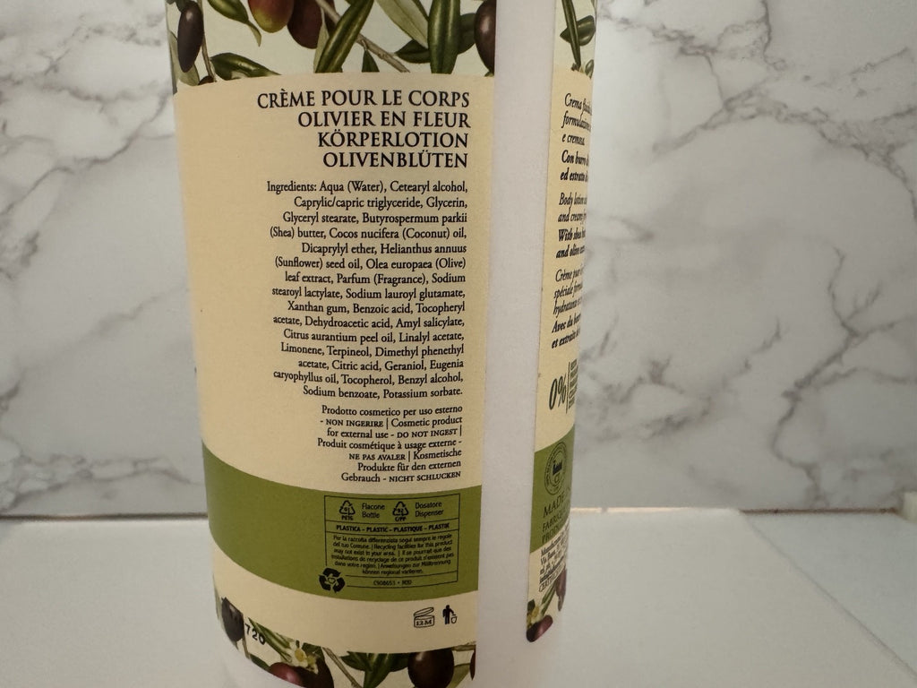 La Florentina Body Lotion- Olive Flowers w/ Shea Butter & Olive Extract 16.9oz
