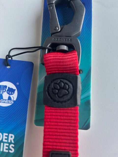 Dogness Safety Leash Rider Series Short 1x8.3in/2.5x21cm RED Car Riding Pets NEW