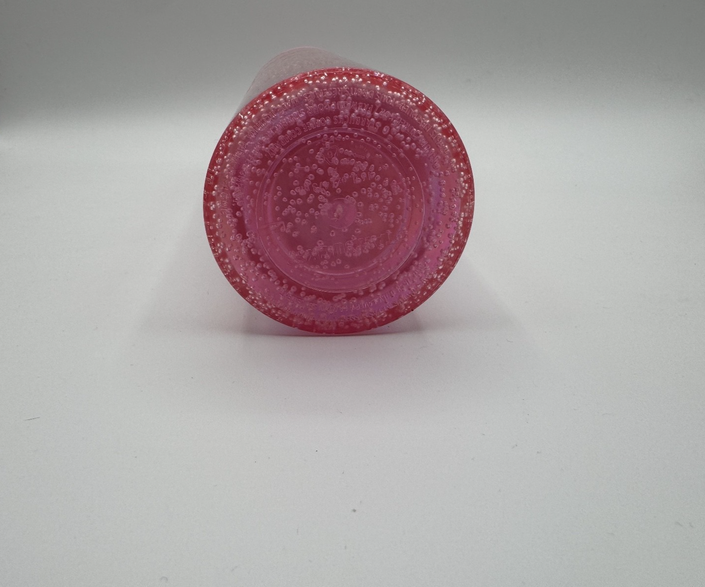 Starbucks Holiday 2020 Iridescent Pink Champagne Bubbles 16 oz Tumbler Twist Lid