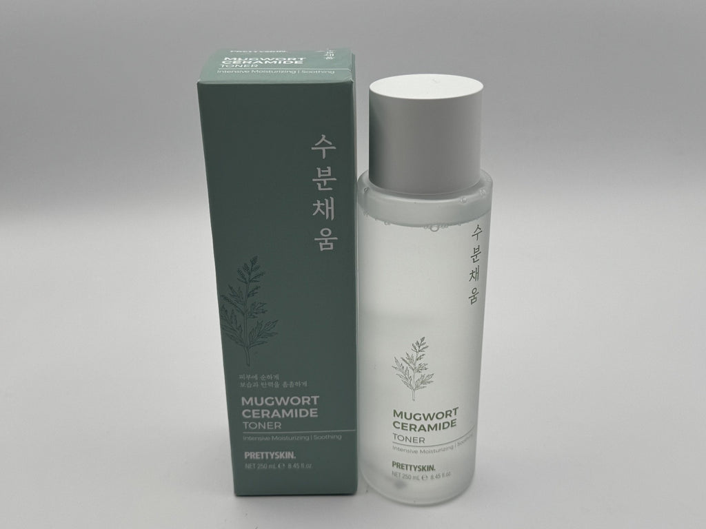 PrettySkin Mugwort Ceramide Toner Intensive Moisturizing Soothing 8.45 oz New