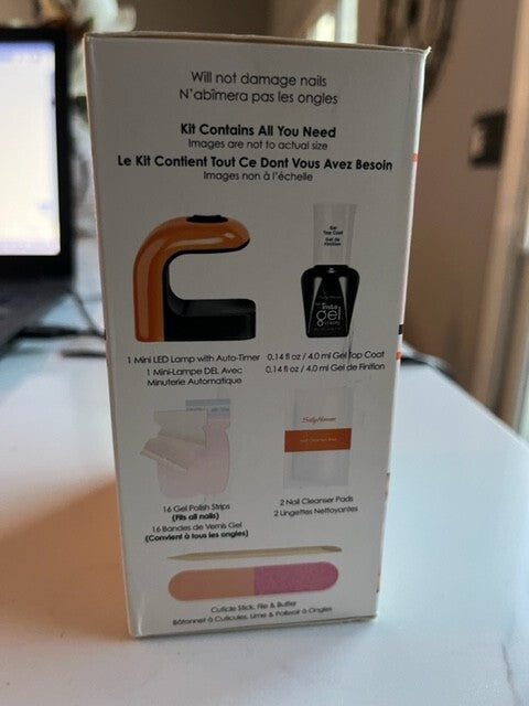 Sally Hansen Salon Insta Gel Strips Gel Manicure & 2 Gel Strips, Shell we Dance