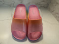 Children's Place Girls Glitter Rainbow Ombre Slides Size 13 Slide in Sandals NEW
