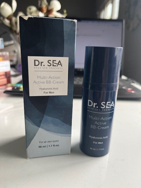 Dr. Sea Dead Sea Products, Men Multi Action BB Cream Skin Face Matte Finish NIB