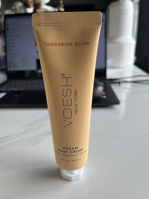 NEW SEALED VOESH NEW YORK VEGAN BODY CREME- TANGERINE GLOW, 3 oz -SEALED NEW