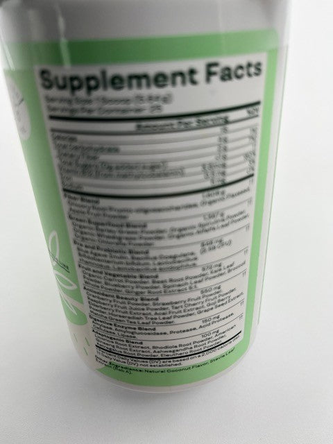 Bloom Greens and Superfoods Vitamin Powder Coconut Flavor 4.97oz, 25 Ser.,2/2026