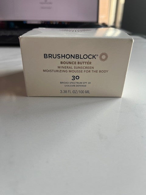 Brush On Block Bounce Butter Mineral Sunscreen Moisturizing Mousse For The Body
