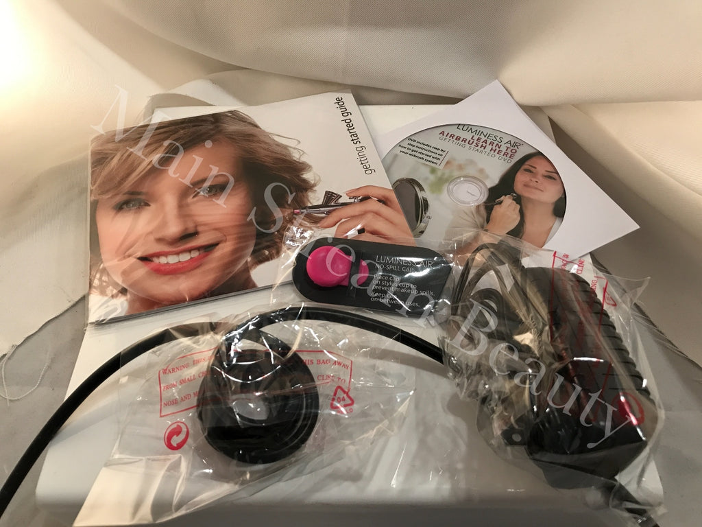 Luminess Air Airbrush Legend Rose Gold System&Pink Tip Stylus 4pc Med. kit 