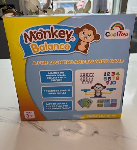 Cool Toys "Monkey Balance" A Fun Counting & Balance Game Complete Set Pre-owned