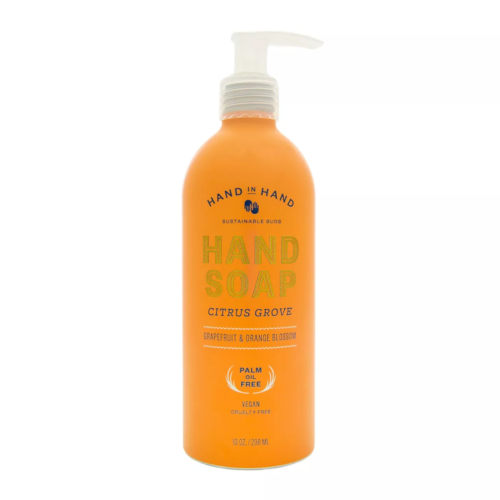 Hand in Hand Liquid Hand Soap Citrus Grove 10 fl oz Vegan Palm Free