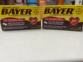 2 Box Bayer Genuine Aspirin Pain Reliever Fever Reducer 24 Tab 325mg
