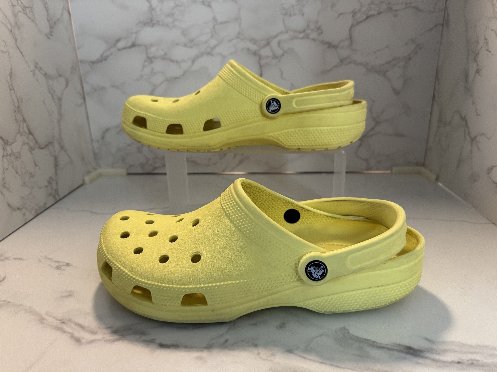 Crocs Classic Shoes Yellow Slip On Clogs Sandals Waterproof Sz Men’s 10 Women 12