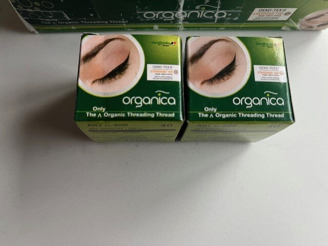 Eyebrow Threading 10 Spools Organica Organic Pure Cotton Thread Hair Remover