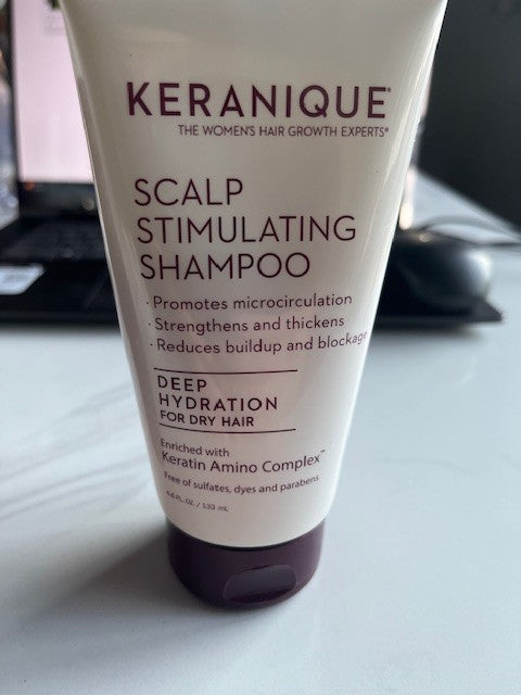 KERANIQUE Deep Hydration Hair Growth Shampoo Scalp Stimulating & Conditioner NEW