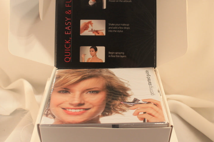 Luminess Air Airbrush Makeup Legend Aqua System&Pink Tip NoDrip Stylus5pc Medium