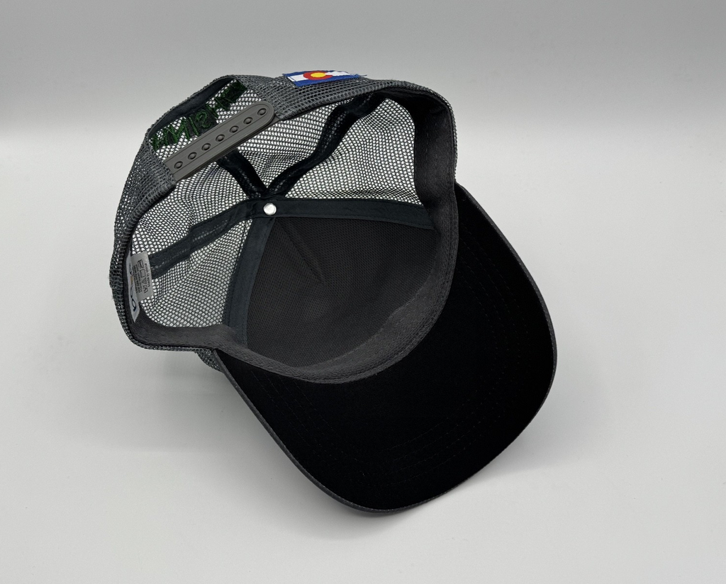 Boco Gear World Class Gravel Race SBT GRVL Finisher Trucker Hat, Green & Grey