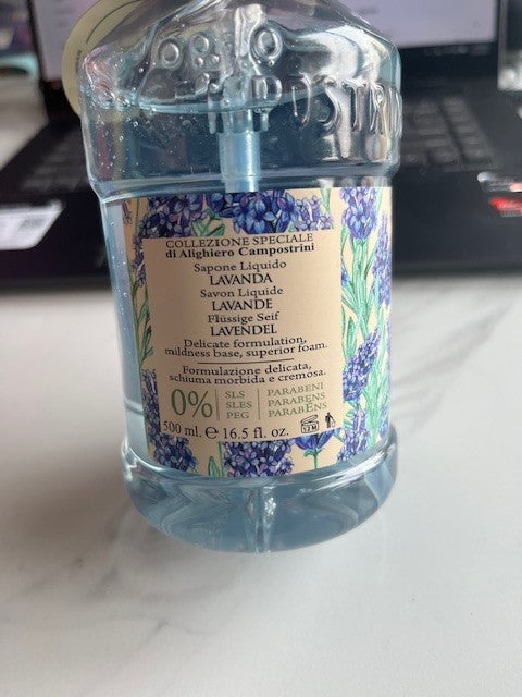 AC Lavender Relaxing Foaming Liquid Soap Pump 16.5oz Made in Italy Cruelty Free