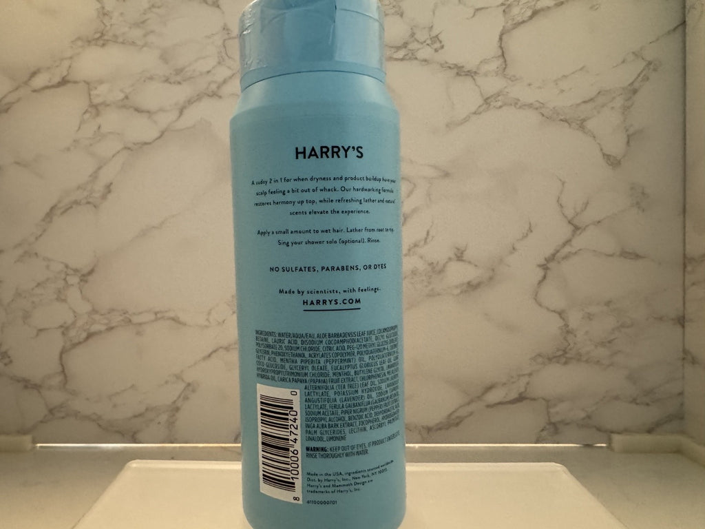 Harry's Dry Scalp 2 in 1 Shampoo & Conditioner 14 oz, Dry Scalp, New Sealed