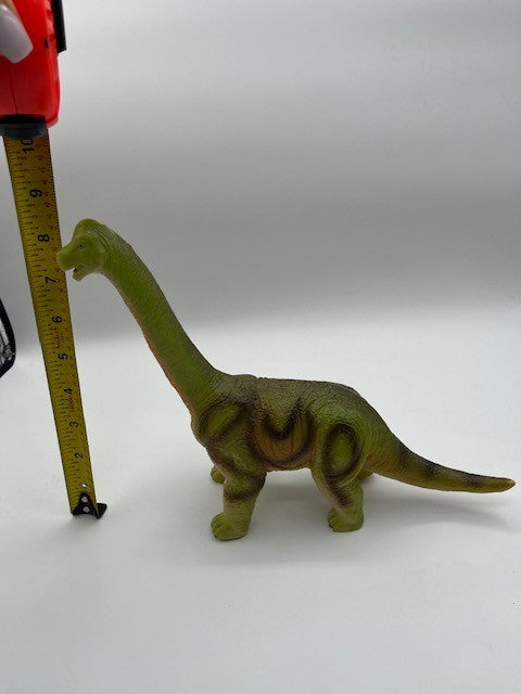 3pc Vintage Dinosaur Toys Lot, 8 Inch Play Toys, Pre-owned, Excellent Condition